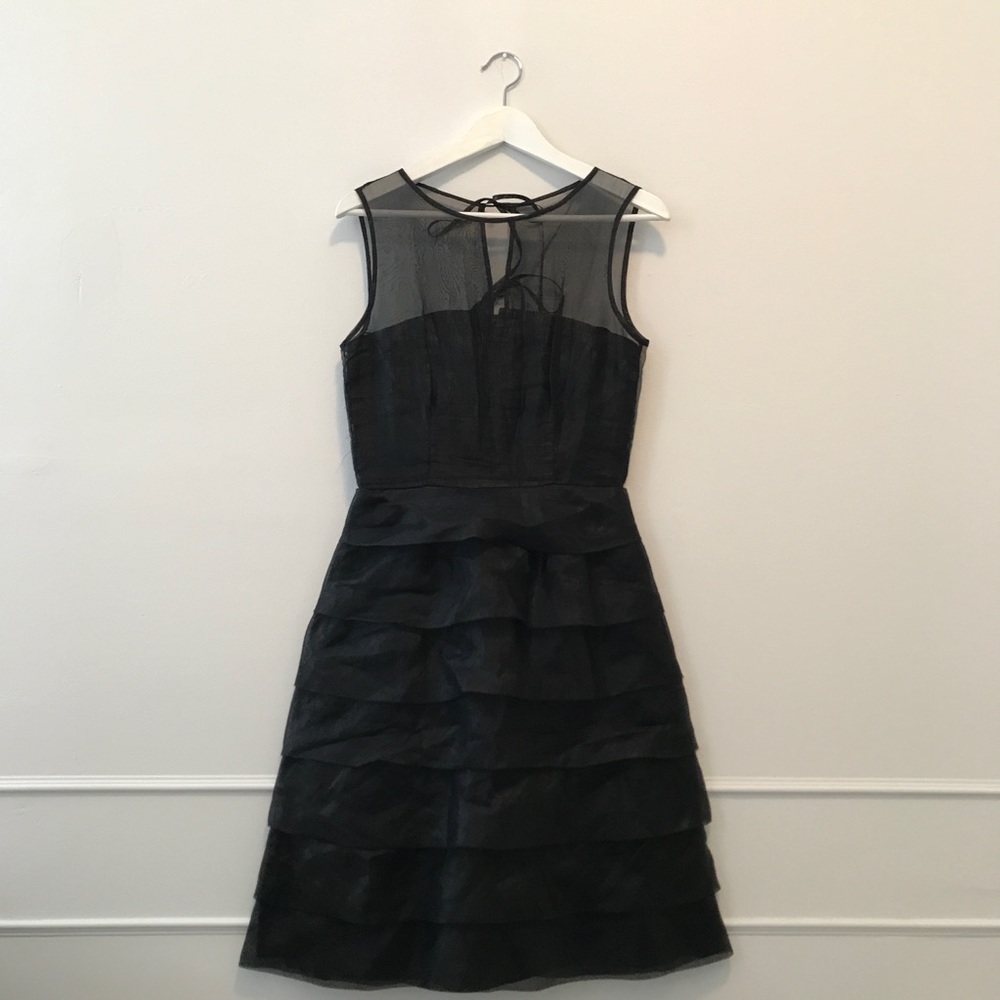 Marc Jacobs tiered taffeta dress 4/6